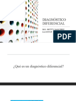 DIAGNÓSTICO DIFERENCIAL-Psico. Clínica