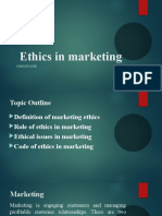 Ethics in Marketing