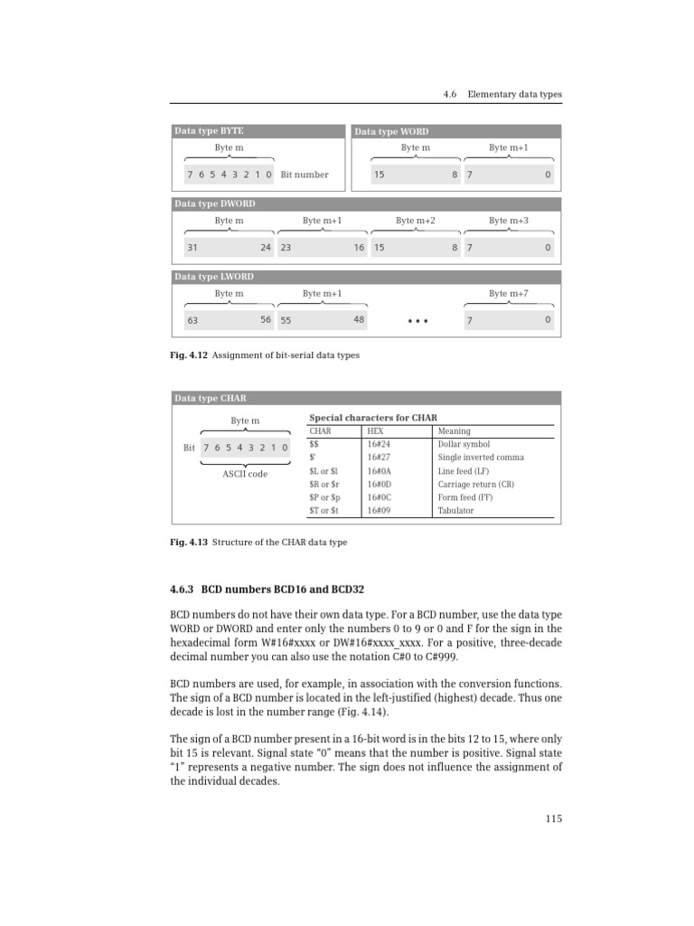 Data Type Order Big Endian | PDF