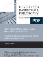 Developing Basketball Philosophy