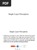 Single Layer Perceptron