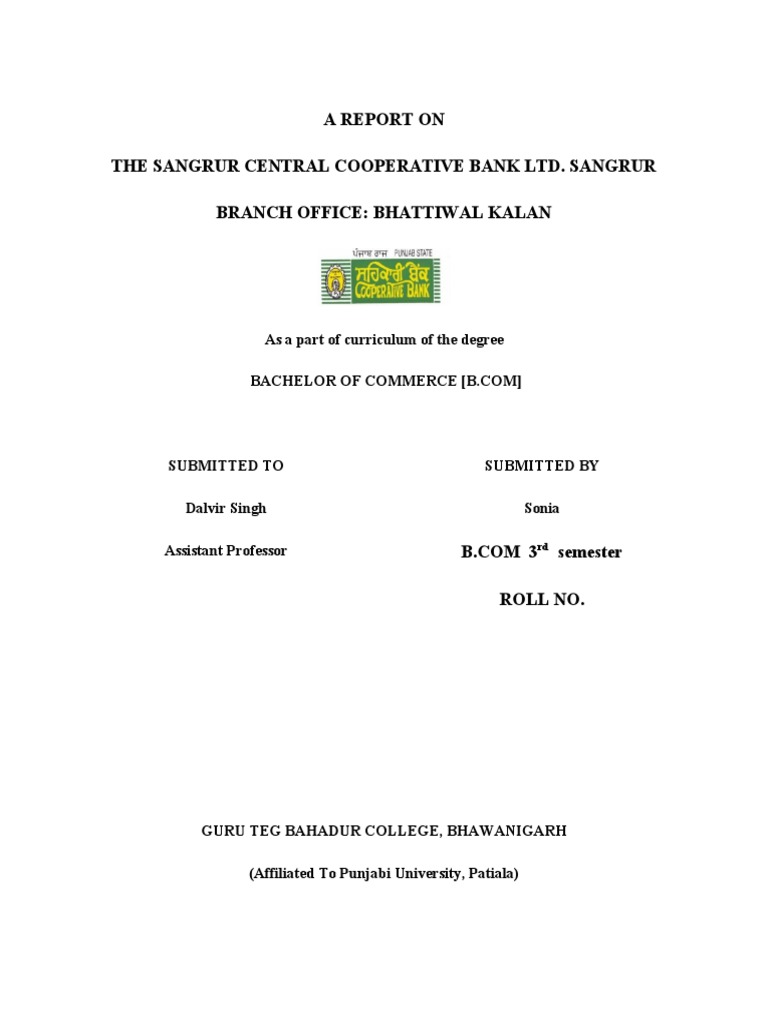 Cooperative Bank | PDF | Cheque | Banks