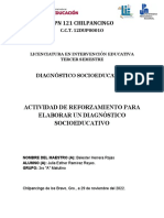 Actividad de Reforzamiento para Elaborar Un Diagnóstico Socioeducativo