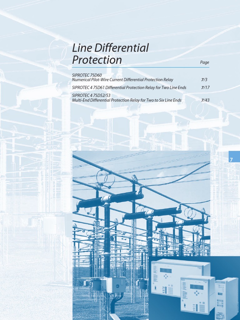 SIP-2008 07 Line Differential Protection A2 en | PDF