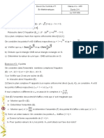 Devoir de Contrôle N°1 - Mathématiques - Bac Sciences exp + Info (2009-2010) Mr slim cheniour