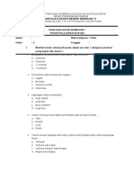 Soal Pts Kls 4 Smester 1 19-20