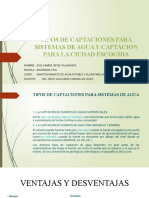 3-Tipos de Captaciones para Sistema de Agua, Jose Gabriel Reyes Villanueva PDF