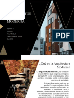 Arquitectura Moderna Exposicion