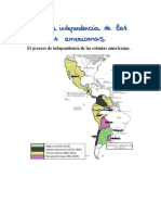 E63. El Proceso de Independencia de Las Colonias Americanas. 2