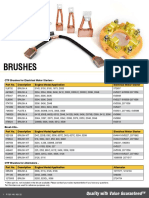 CTP Brushes for Electrical Starters and Alternators