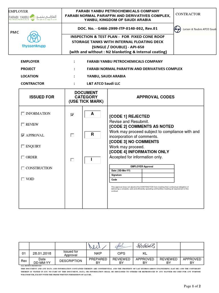 G446 2999 Itp 0140 002 | PDF | Nondestructive Testing | Business Process