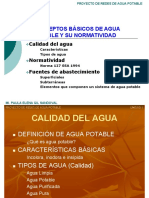 Agua potable y normatividad