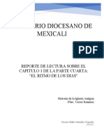 Seminario Diocesano de Mexicali: Ritmo de los días cristianos antiguos