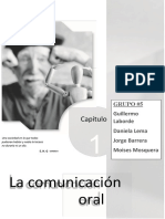 La comunicación oral: definición de conceptos y componentes del proceso