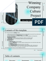 Winning Company Culture Project Proposal by Slidesgo