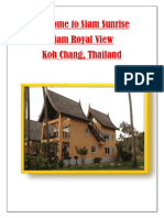 Siam Sunrise Document Guide For Guests