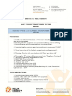 Method Statement - CT