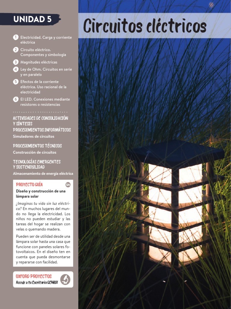 Geniox Tecno 1 U5 | PDF | Corriente eléctrica | Ingenieria Eléctrica