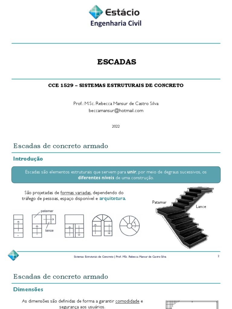 Planilha para cálculo de lances de escada - Pedro Henrique Lelis Brito