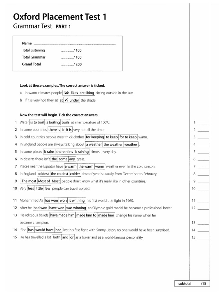 oxford-placement-test-1-grammar-pdf