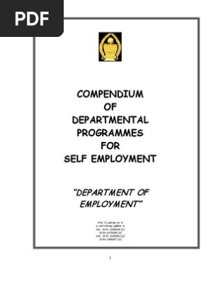 j&k Self Employment Schemes