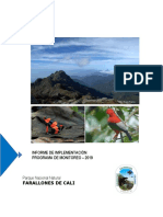 Informe Monitoreo - PNN - Farallones - 2019