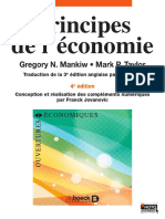 Principes de L'economie Gregory N MANKIW Et Mark P TAYLOR