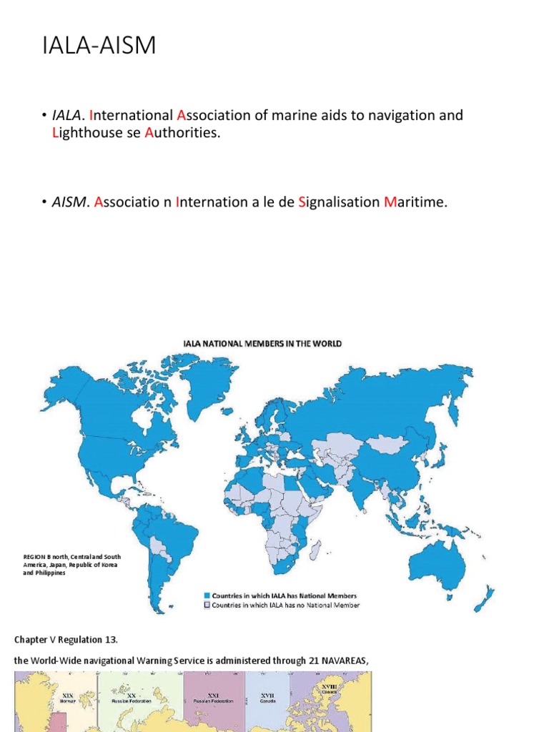 IALA BUOYAGE SYSTEM - PPT in | PDF | Navigation