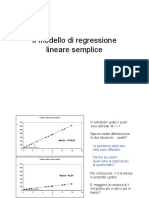 3.2 Il modello di regressione lineare semplice