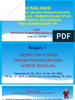 Sosialisasi Dewan Pendidikan