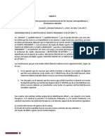 Formato para Solicitar Las Transferencias de Recursos de Prestaciones La