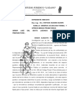 Absuelve Acusacion y Ofrece Pruebas Pana t.i.d. -Cesar Muro Falla 2017