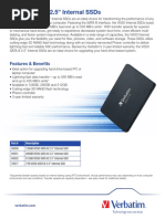 Technical Specifications SSD