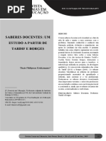 Pimenta Formação de Professores Identidade e Saberes | PDF