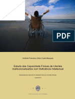 Avaliação da aptidão física de indivíduos institucionalizados com deficiência intelectual
