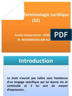 Langues Et Terminologie Juridique Semestre 2 Pr. BENABDESSELAM Achraf 2020 2021