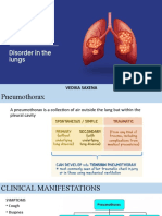 Pneumothorax, Lung Abscess, Bronchiectasis, Massive Hemoptysis