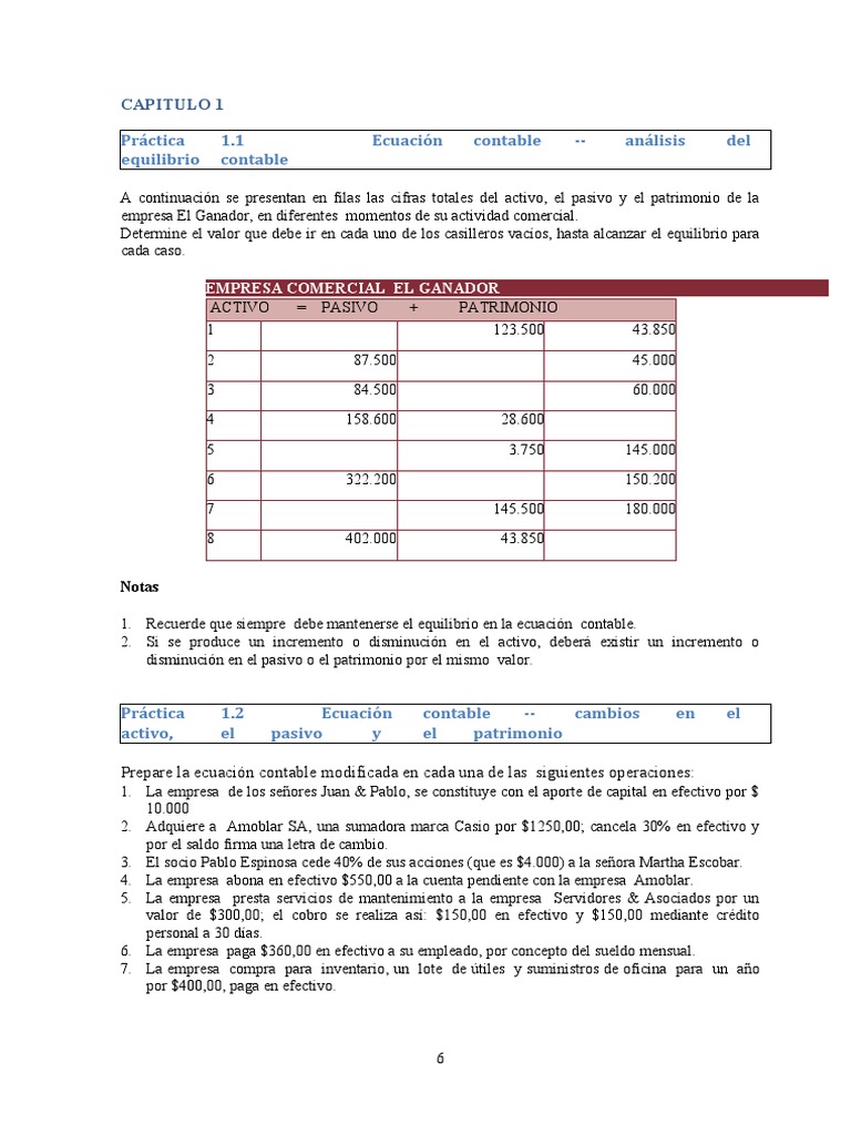 Practicas Contabilidad General Descargar Gratis Pdf Contabilidad