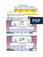 Simple Present Tense, WH-questions
