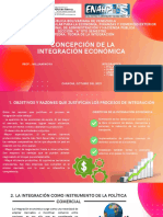 Concepción de La Integración Económica T. de La Integración Grupo I Corte III