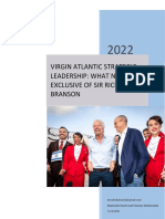 Virgin Atlantic Strategic Leadership: What Next Exclusive of Sir Richard Branson