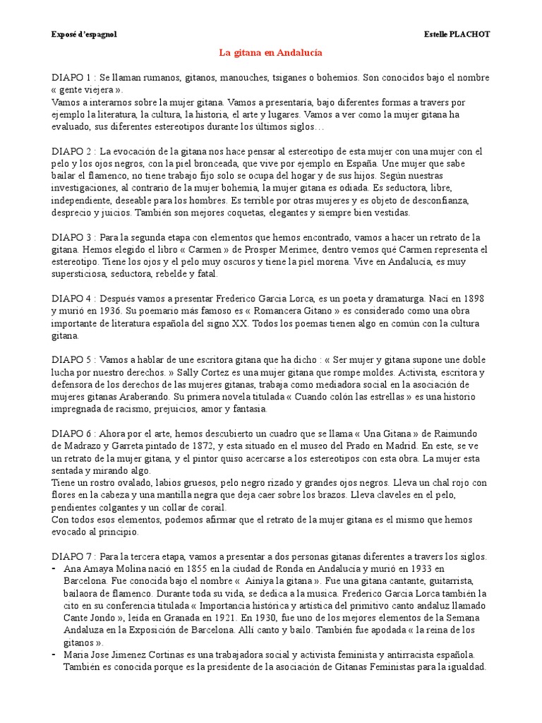Exemple D’Exposé En Espagnol _ Exposé En Espagnol Exemple – RQHSTJ