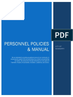 Newberry, FL - Personnel Policies & Manual - 2022