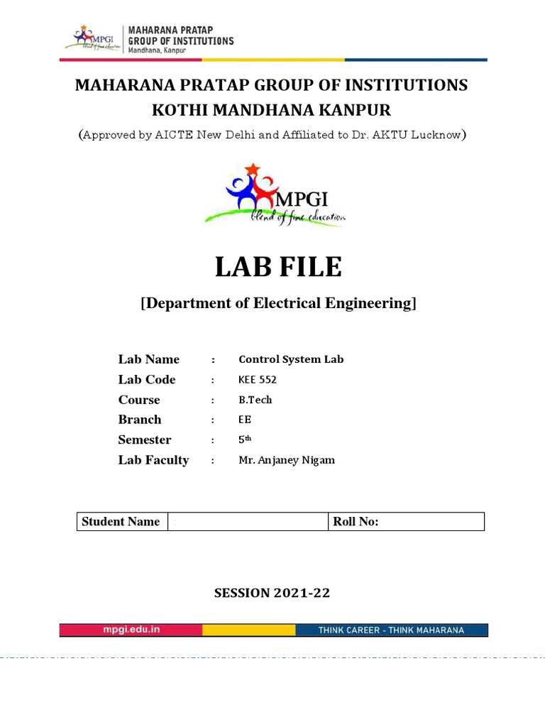 Control Lab | PDF