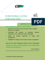 Chapter 6 Functional Level Strategies