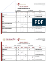 Horarios Tercer Semestre