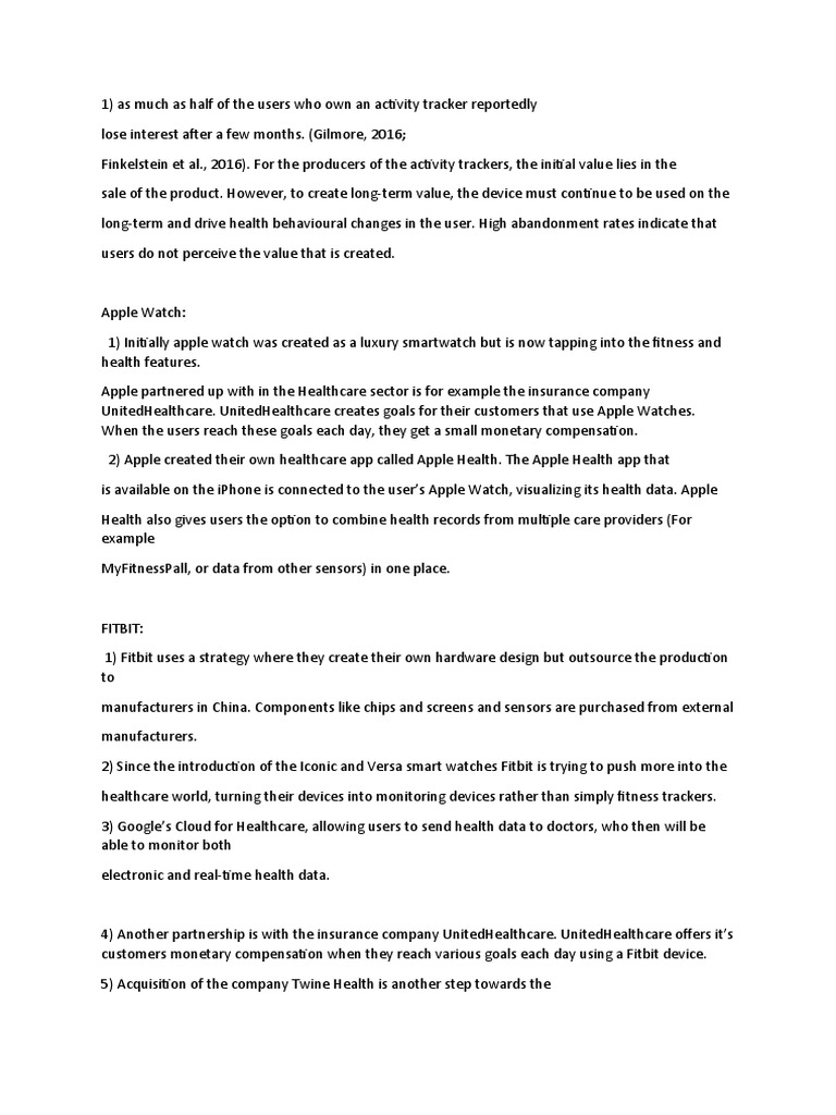 Fitness Wearables: Engaging Users | PDF | Fitbit | Market Segmentation