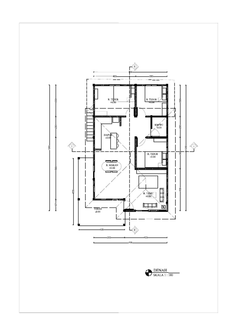 Denah Potongan Tampak | PDF