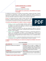 Gestión calidad construcción examen principios ciclo Deming mejora continua