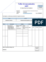 Cotización de SERVICIO DE POLEA PLANA